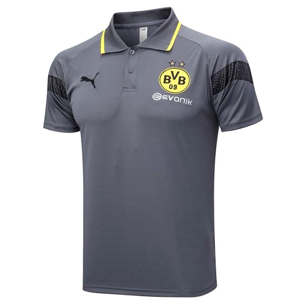 Polo Borussia Dortmund 2023 2024 Gris